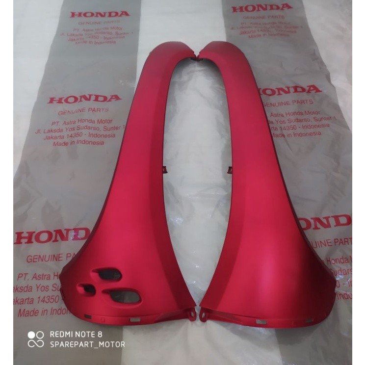 Sayap merah doff Sayap body depan kanan kiri honda scoopy new esp prestige K2F 2021 merah Doff doff