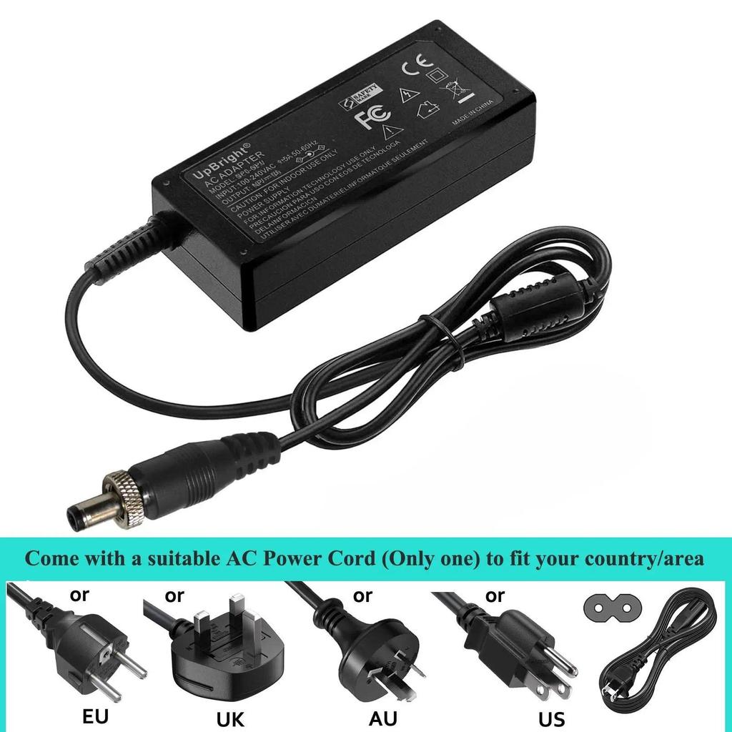 12V 4.2A w/Screw Lock AC/DC Adapter for Mackie DL806 DL1608 DLM1608 Based Digital Mixer Consol DC12V