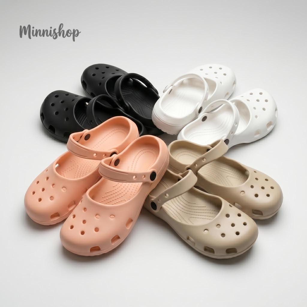 Sepatu Sandal Wanita YUKI Ringan Empuk Nyaman Bahan Karet Jelly Elastis Anti Slip Tahan Cuaca Kualit