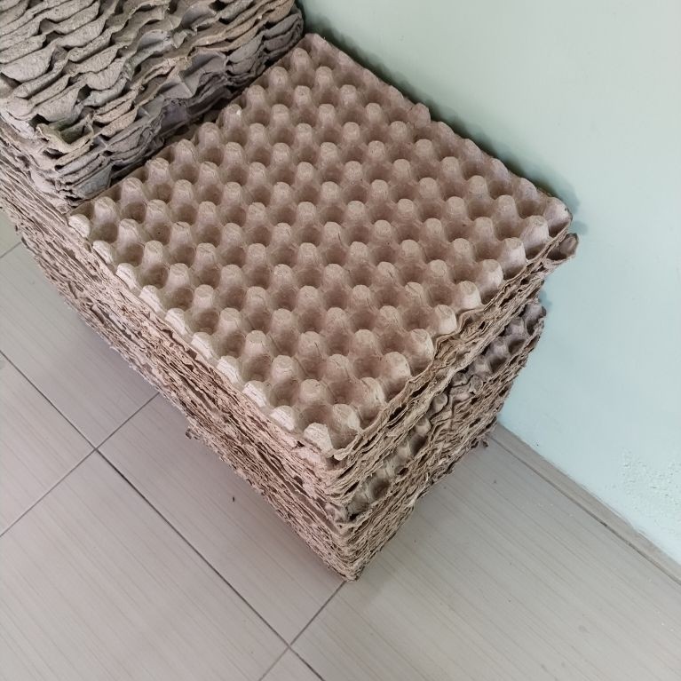 Egg Tray Karton Bekas - Praktis, Ekonomis, Kapasitas 36 Telur