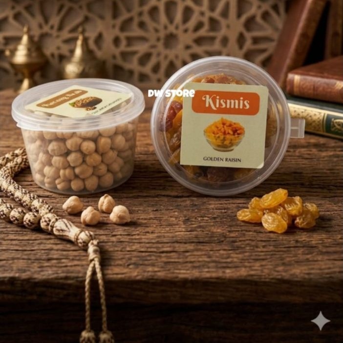 repackaged 100 g cemilan arab (coklat krikil, kismis,kacang arab)