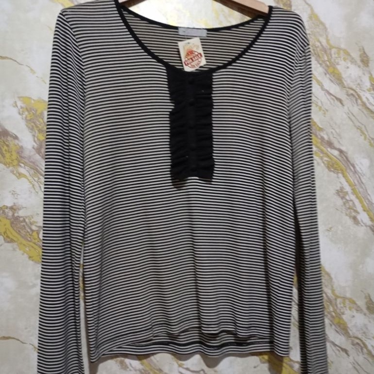 SALUR SALUR HITAM | KAOS SALUR SALUR | SALUR TANGAN PANJANG | PRELOVED