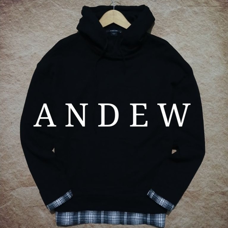 Hoodie keren ANDEW bahan tebal bekas pakai
