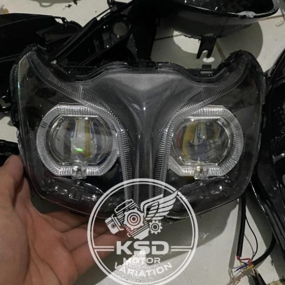 REFLEKTOR LAMPU DEPAN JUPITER Z1 COSTUM BILED