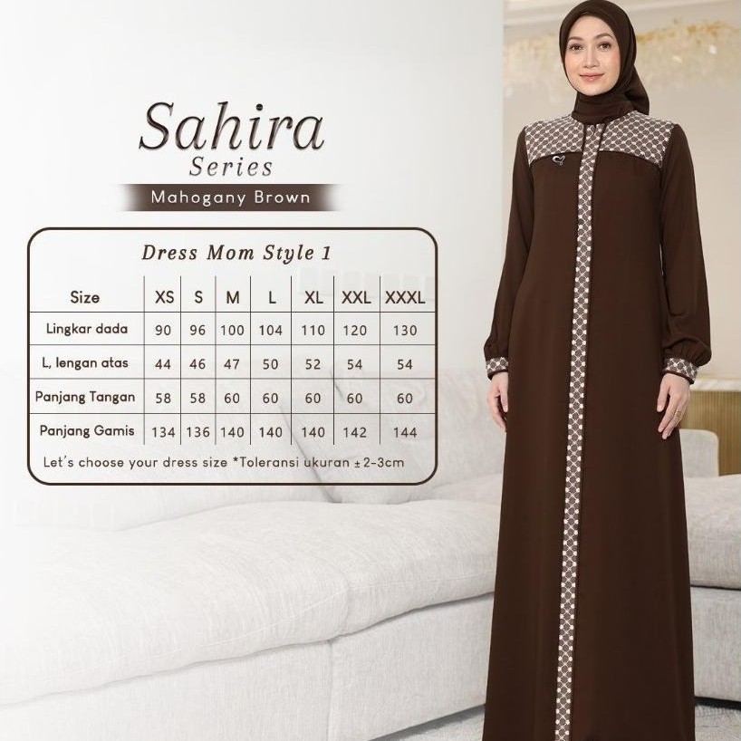 FAST DELIVERY SARIMBIT SAHIRA (MAHOGANY BROWN) BY SALVINA HIJAB | SARIMBIT SALVINA | SARIMBIT 2026