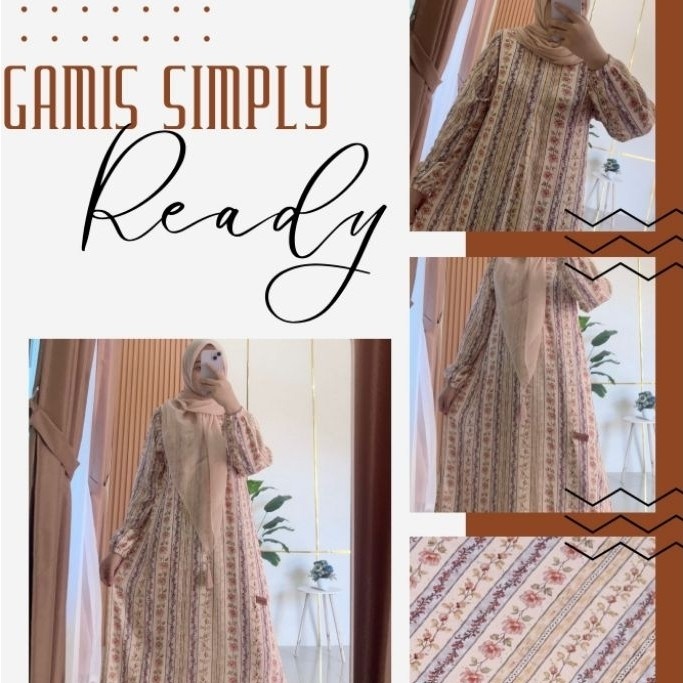 GAMIS SIMPLY GAMIS KATUN RAYON PREMIUM KODE SIMPLY 21