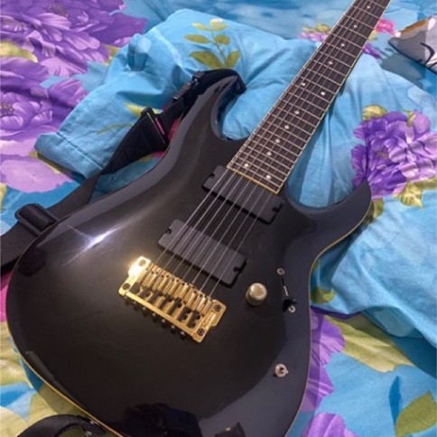 Ibanez RGA7BK Original Made in Indonesia second (bonus gigbag)