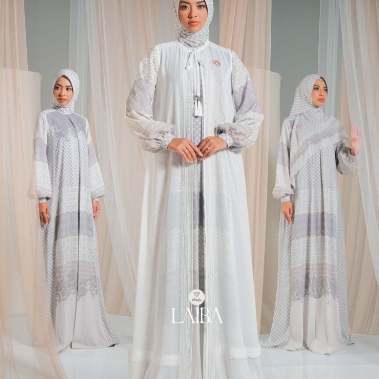 Premium Laiba series by Shkata gamis kerudung