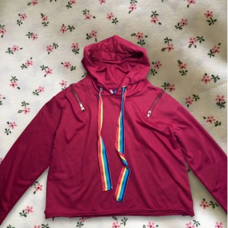HOODIE MERAH COLORBOX | Preloved