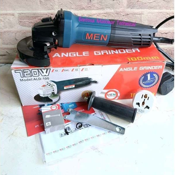 MEN gerinda 4 in PCT AG 100 gerinda 750 watt
