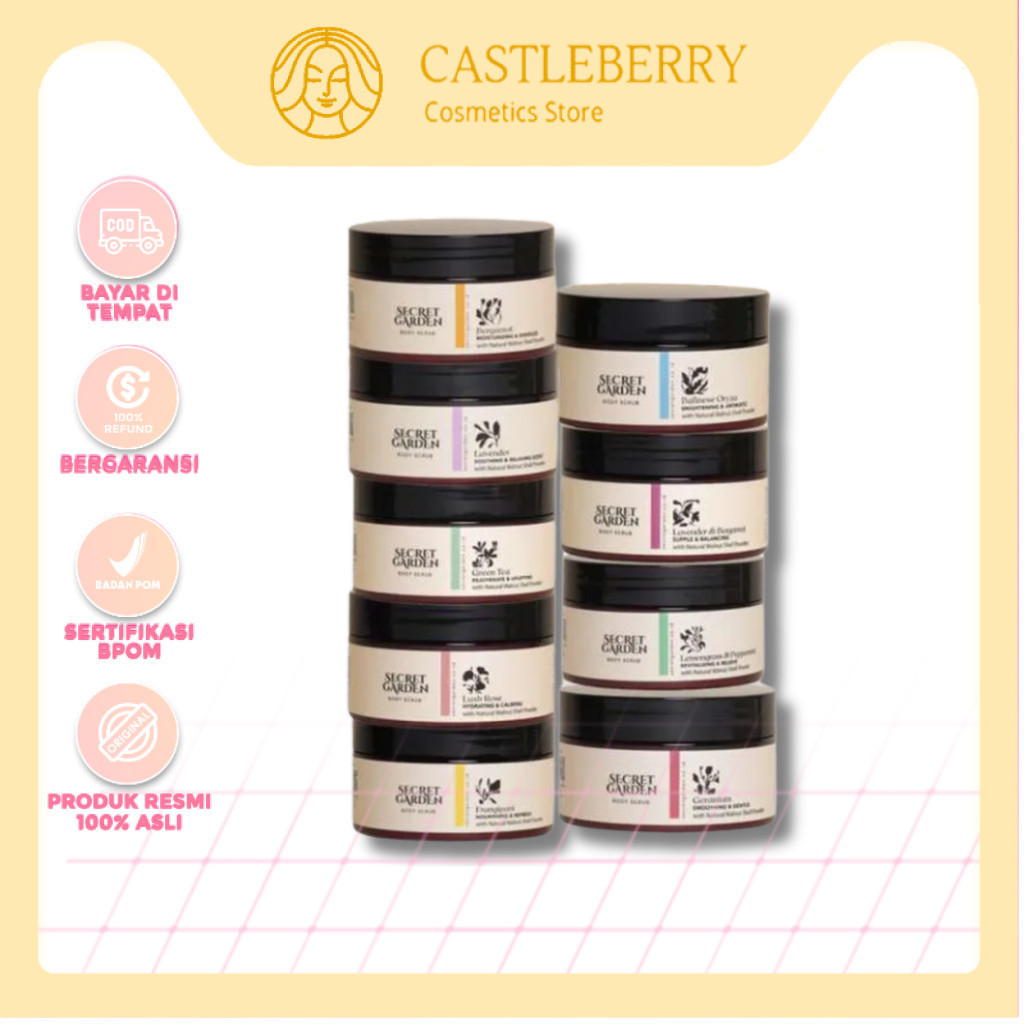 CASTLE - Secret Garden Body Scrub 200ml