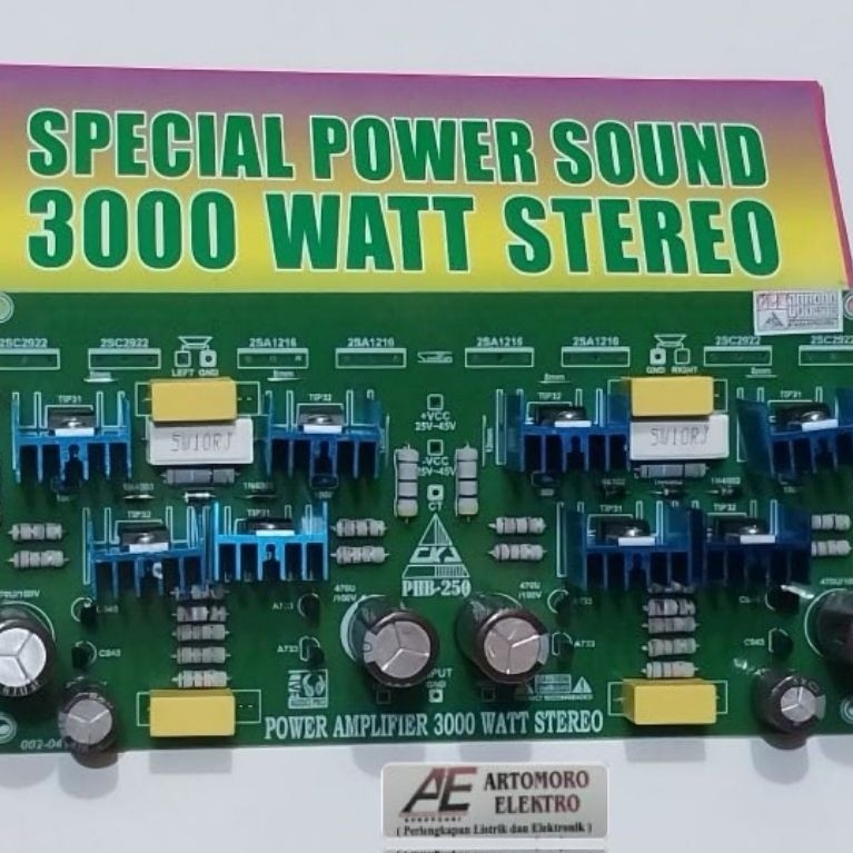 Kit power Amplifier 3000 Watt Stereo/phb250/ckj