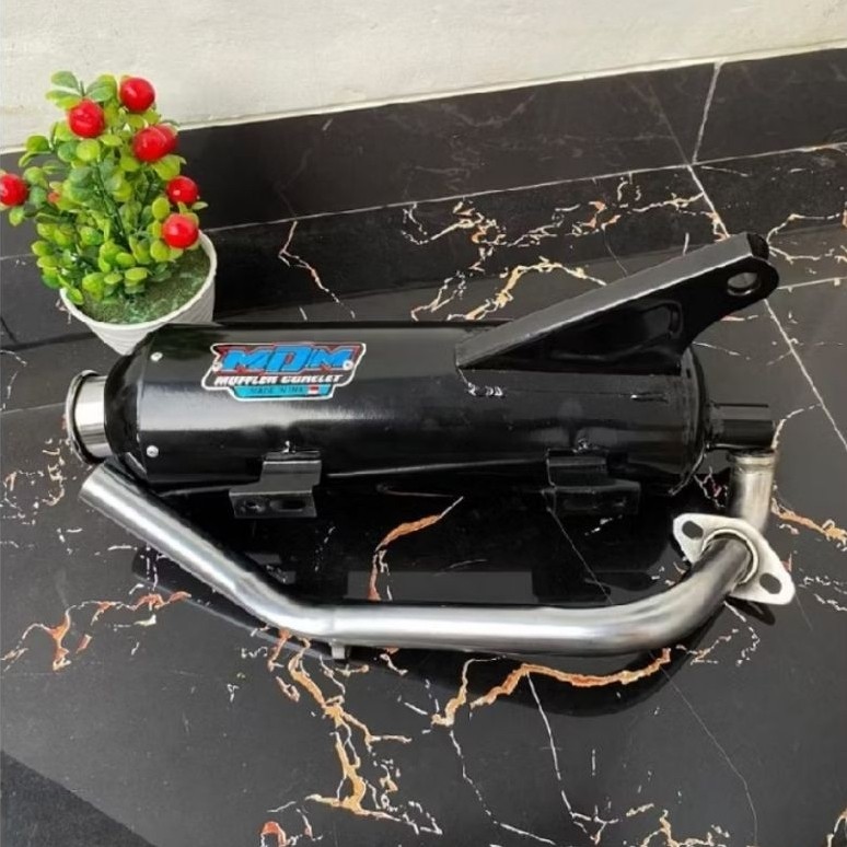 Knalpot ORIGINAL MDM Standar Racing untuk motor BEAT,VARIO,MIO,SCOPY,XEON,AEROX DLL