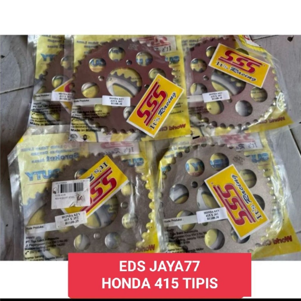 Gear sss Gir sss belakang HONDA KEV 428 415 Supra Grand Revo lama Supra fit lama Honda win Original 
