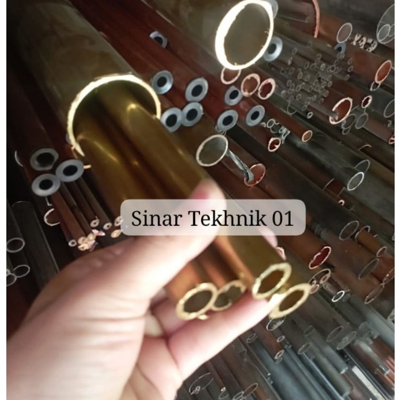 Pipa Kuningan Diameter Od 9mm x Id 4,5mm x P 700mm Kuningan