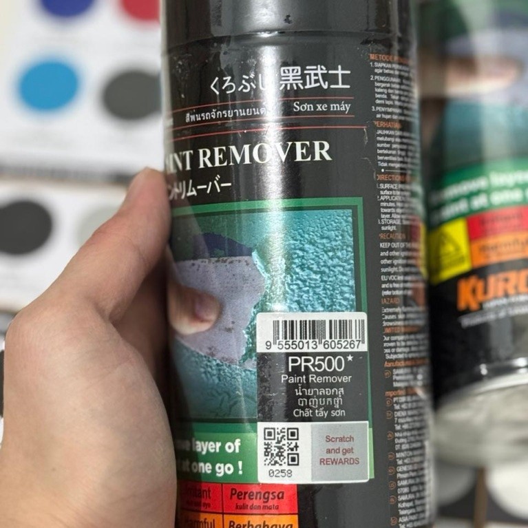 Paint Remover / Perontok Cat Samurai Paint || Cat Semprot Body Motor Rangka Motor&Velg Motor