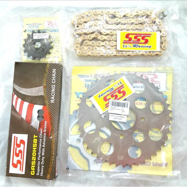 Gearset SSS Tiger 200cc Tipe 520 / Girset / Gear Set SSS Tiger 200cc