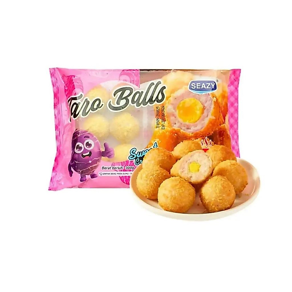 taro balls sweet crispy