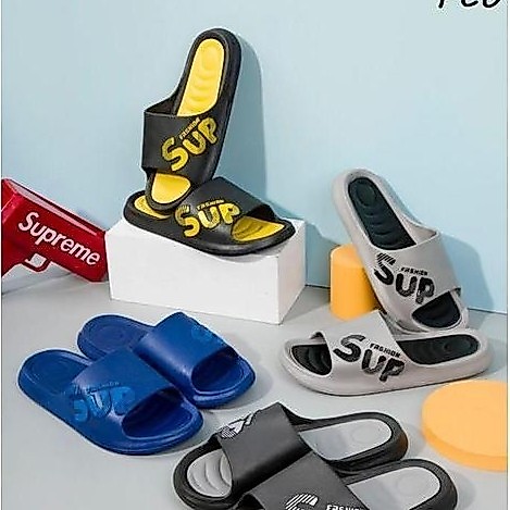 TERMURAH (2294) SANDAL SLOP JELLY PRIA BAN SUP FASHION SUPER EMPUK KECE KEKINIAN IMPORT MOKAYA /