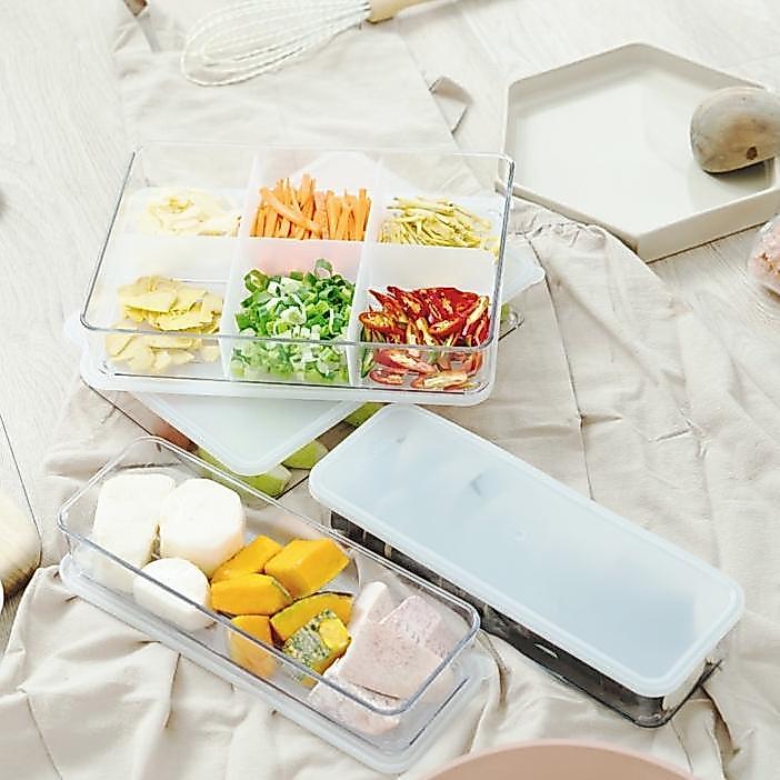 sale Silicook Korea Divider Food Container Flat 1900ml