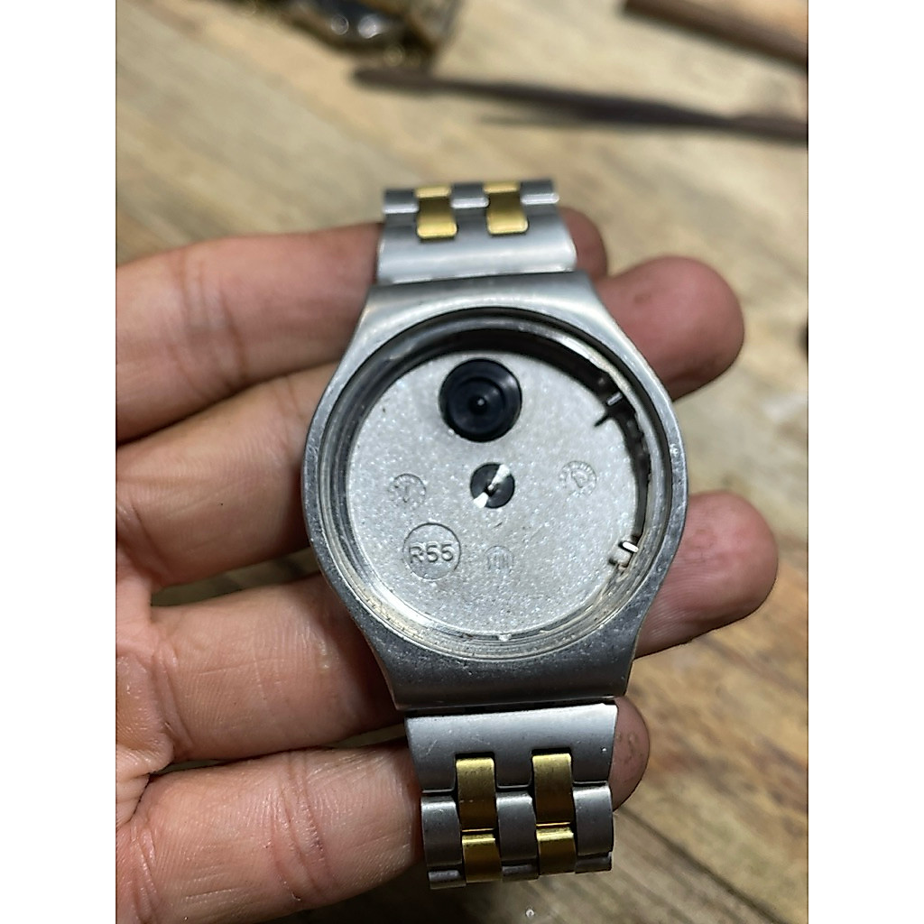 Strap + Casing Jam Swatch Irony Chrono  Bekas Spare Part Jam Tangan Swatch