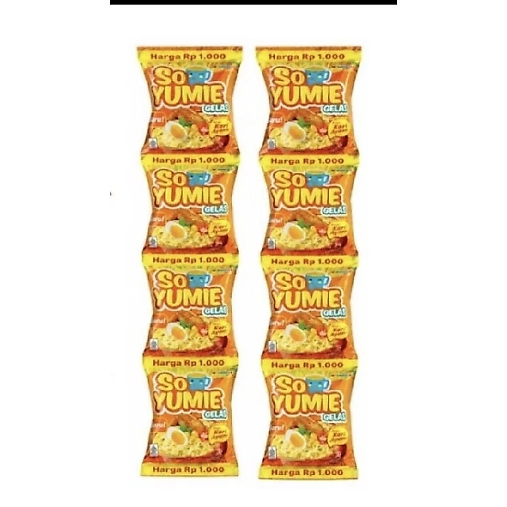 so yumie mie gelas 1 renceng