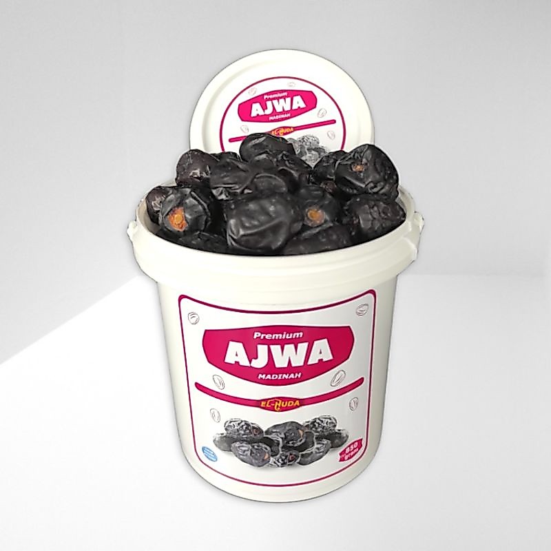 (TERLARIS)(QUALITAS TERBAIK) Ajwa Madinah / Ajwa asli Madinah 100% / ajwa madinah ember / ajwa ember