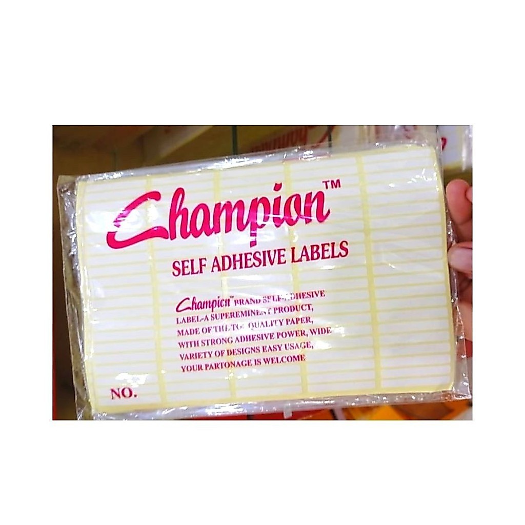 CHAMPION - TIP X KERTAS / LABEL HARGA 99