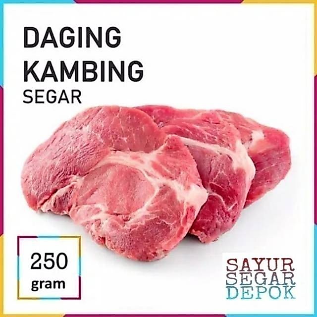 DAGING KAMBING 250 GRAM / SAYUR SEGAR DEPOK