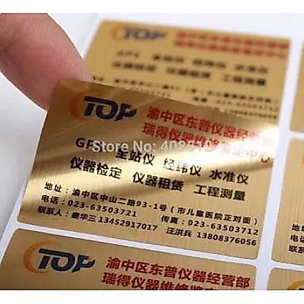 iSticker Gold, Print and Cut Label