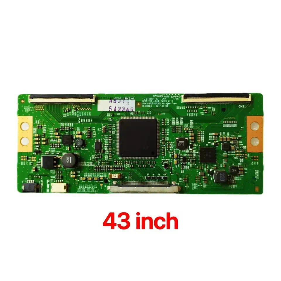 6870C-0738A Original T-con Board 6870C 0738A for TV 43'' 49'' 55'' Logic Board V17_43UHD_TM120_1.0