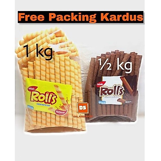 rolls richoco nabati roll's termurah agen snack jajan kiloan