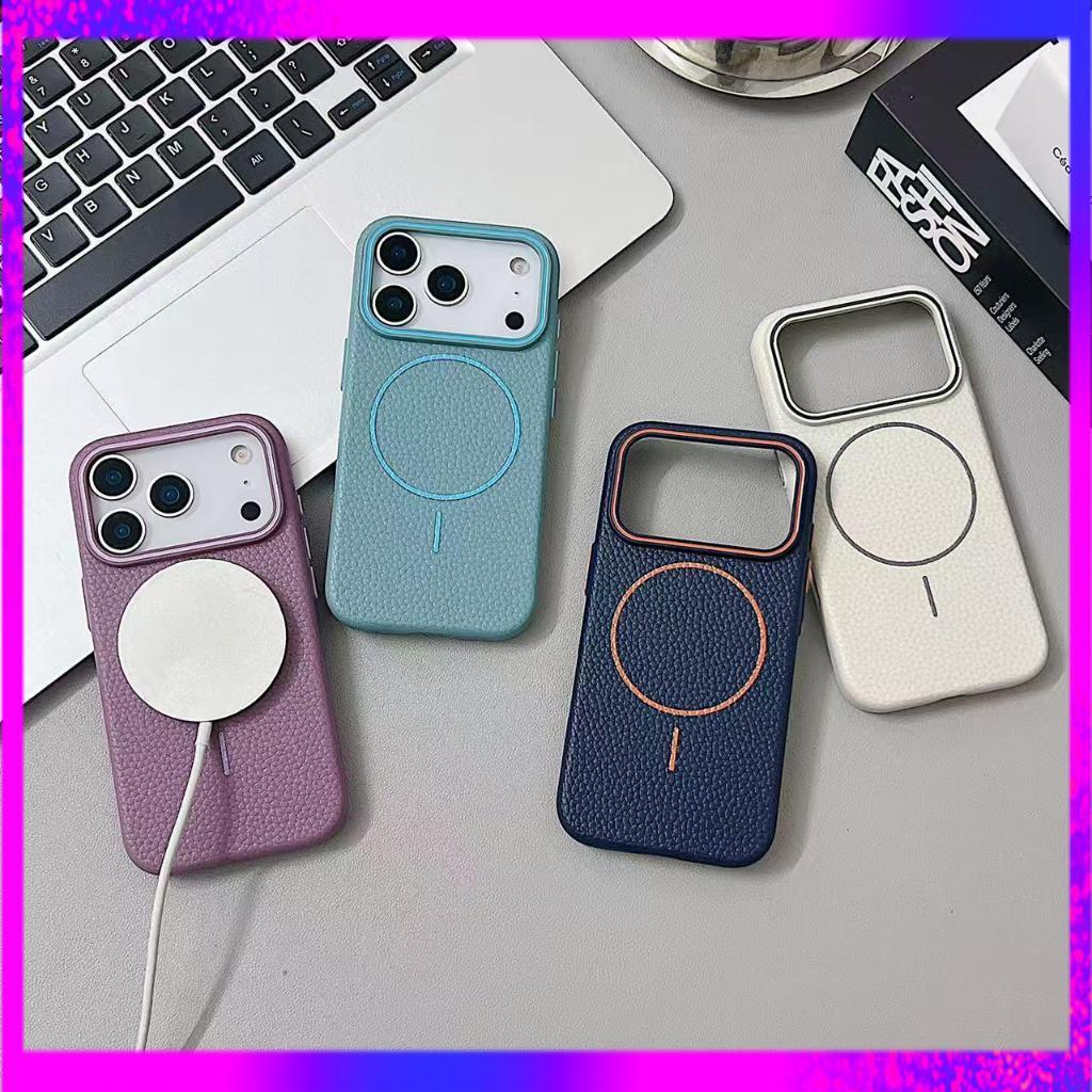 Promo Case Premium GRAIN Leather Iphone 11 Pro max 12 Pro Max 13 Pro Max 14 Pro Max 15 Pro Max 16 Pr