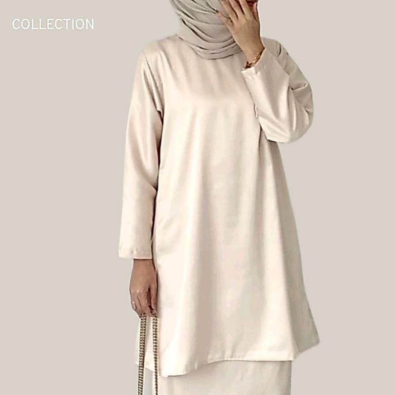 Inner tunik satin turtleneck / Tunik Satin