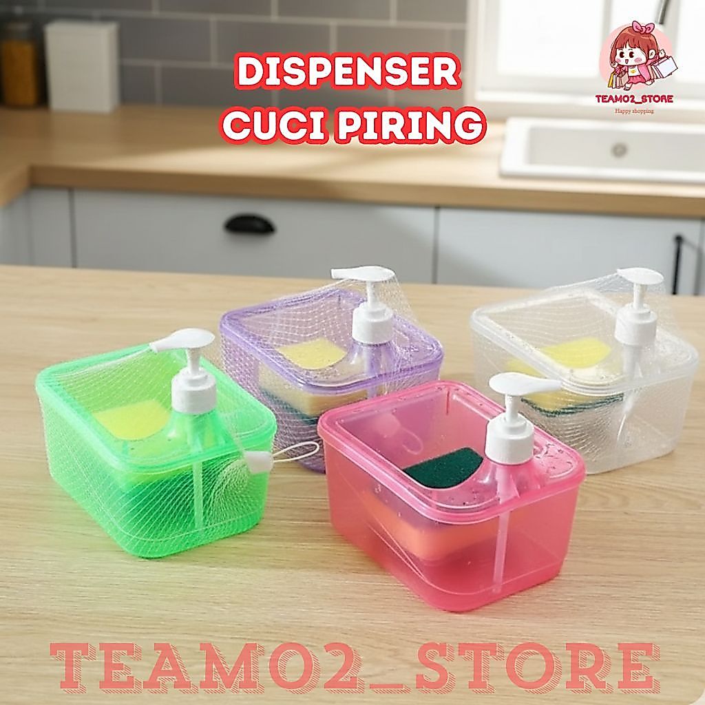 Wadah Sabun Cuci Piring / Tempat Sabun Cuci Piring / Tempat Wadah Sabun Cuci Piring FREE SPONS
