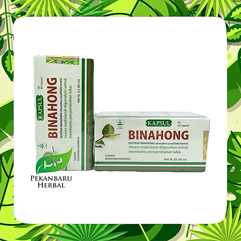 Kapsul Benahong BinahongTazakka Herbal Obat Luka dalam dan Luar