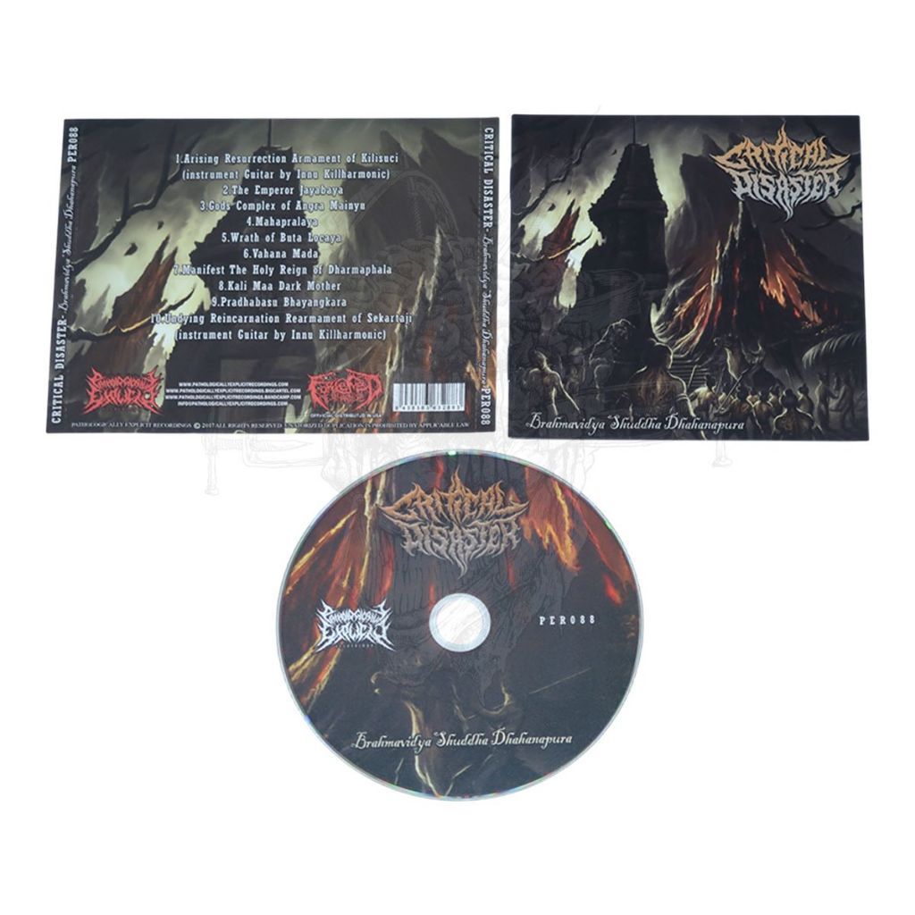 ORIGINAL & BERLISENSI - CD - CRITICAL DISASTER - BRAHMAVIDYA SHUDDHA DHAHANAPURA | BRUTAL DEATH META