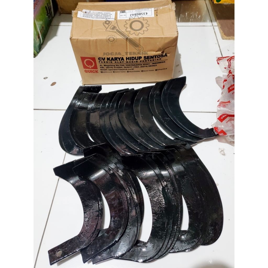 Traktor Rotary Blade Set Zena Quick Original / Pisau Rotary Zena Quick Original ORIGINAL ASLI