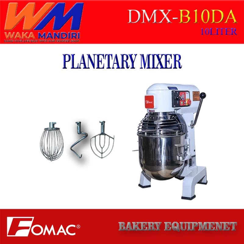 Planetary Mixer FOMAC DMX-B10D – Mixer Adonan Roti & Kue