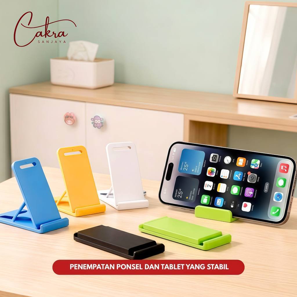 CS DUDUKAN HANDPHONE LIPAT STAND HP ANDROID IPHONE TABLET I-PAD HOLDER STAND UNIVERSAL