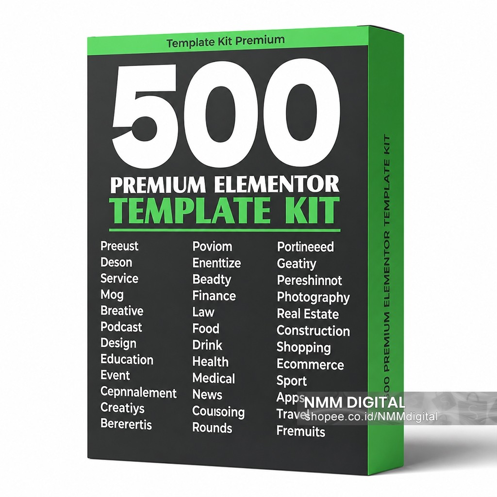 500++ TEMPLATE KIT PREMIUM Elementor WordPress Template Kits - WP Template Kit Premium Lifetime