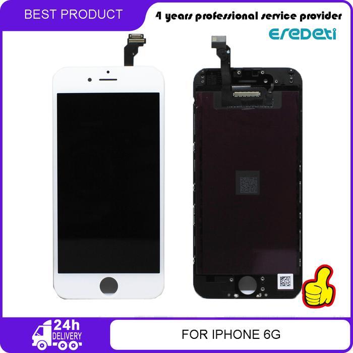 LCD TOUCHSCREEN IPHONE 6G ORIGINAL APPLE 100 PERSEN KD-002161 - BLACK