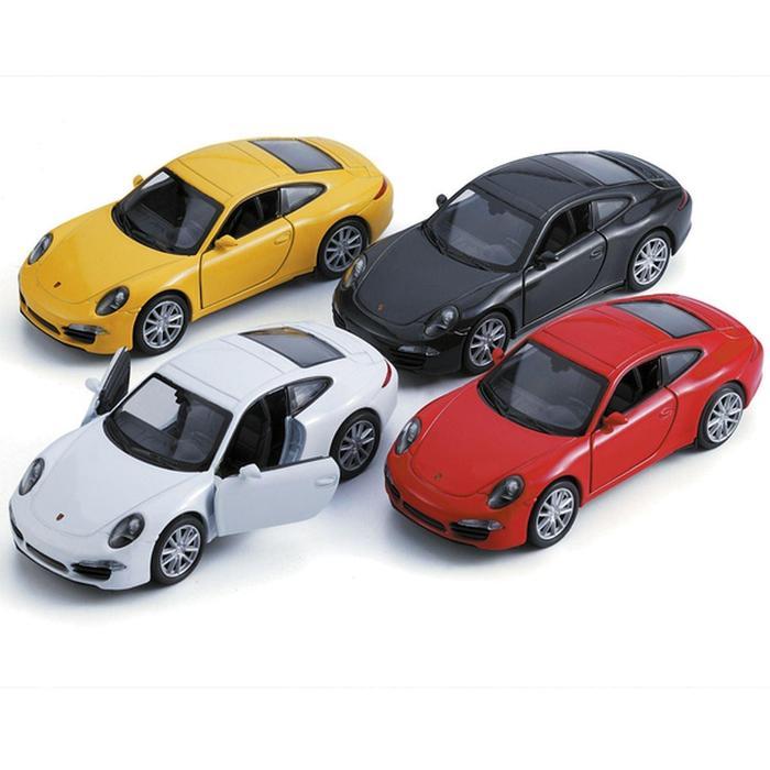 43661CW Welly Porsche 911 991 Carrera S Diecast Mobil Miniatur - Hitam