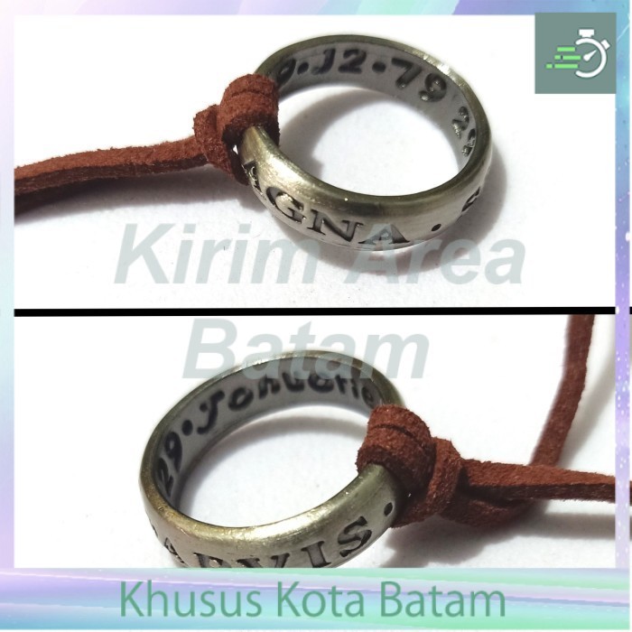 kalung cincin 2 cm uncharted francis drake ring