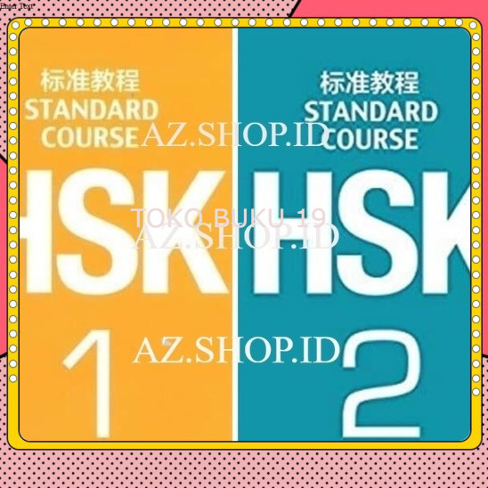 2 Buku HSK 1 + 2 Standard Course + Audio