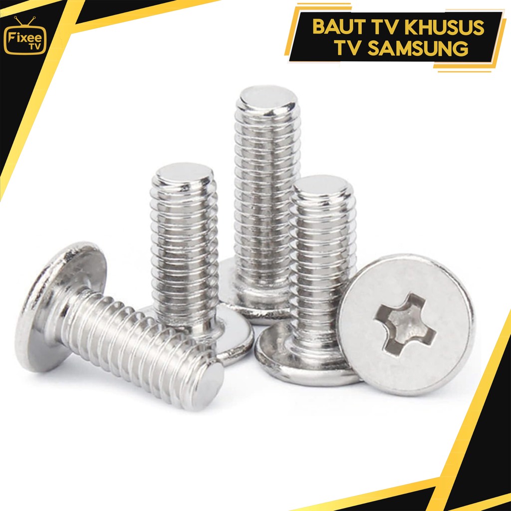 Baut Khusus Samsung Bracket TV LED LCD 55 50 49 43 42 40 32 24 21 17 14 Inch Ukuran M4 Dan M8 FX1