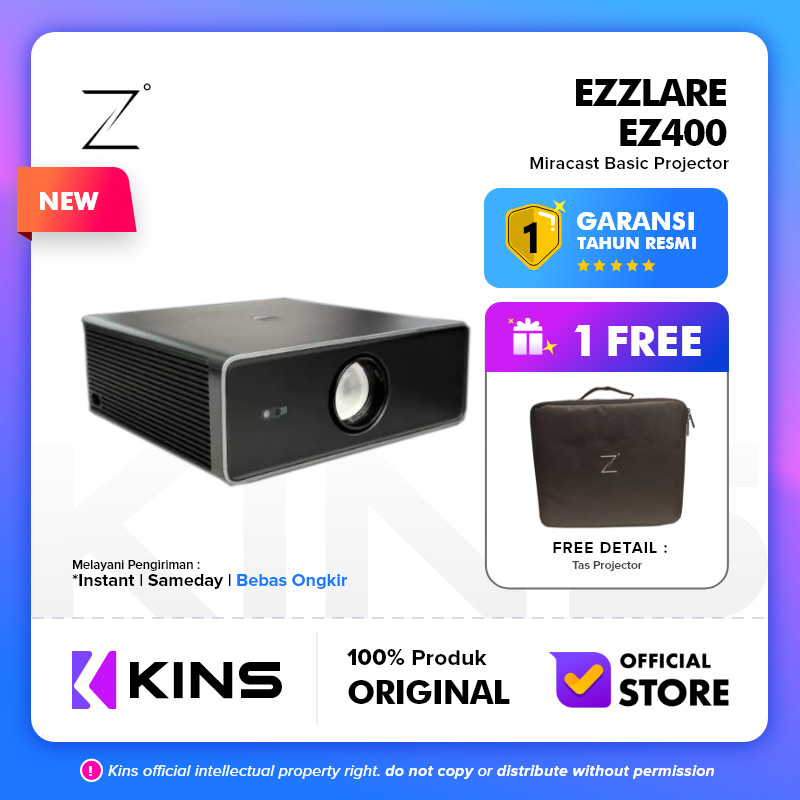 EZZRALE EZ400 Miracast Basic Projector