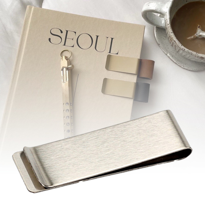 Pen Clip / Leather Pen Holder / Notebook Pen Holder Clip – Rak Buku / 70*20/50*20mm / Vintage / Trav