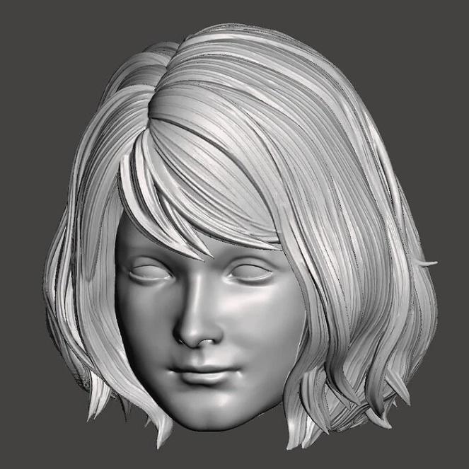 Headsculpt HS Head Ashley Graham Resident Evil 4 Remake Muff Toys Notaman Shf NWToys Vtoys Romankey 