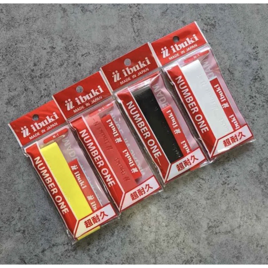 Grip Karet Badminton Ibuki Number One / Ibuki N1 / Ibuki NO1 / IBUKI NO 1 / Grip Karet Bulu Tangkis